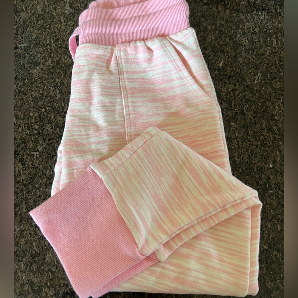 Kids Fabletics Kids brand joggers. Worn once!! Like new! Size girls S (6-7)